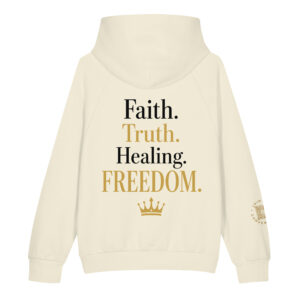Faith. Truth. Healing. Freedom.™ – Crown Edition | Unisex Super Heavyweight Hoodie